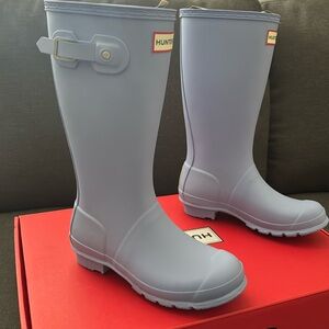 Hunter ‘Light Blue’ Original Big Kids Rain Boots - Size 33